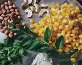 A picture of step 1 of Semolina corn Upma.