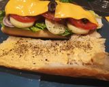 A picture of step 1 of Cheese Baguette Sandwich 😋.