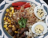 A picture of step 5 of A Hug in a bowl (vegetarian version of Ramen with Maggi).