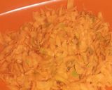 A picture of step 2 of White rice/steamed veggies with chicken.