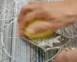 A picture of step 1 of Farali paratha (rajigra flour).