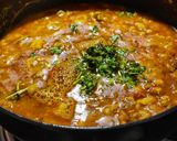 A picture of step 3 of Ghooguni (Spicy White peas curry).