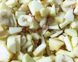 A picture of step 3 of Mix fruit chana chaat with imli sauce🤗.