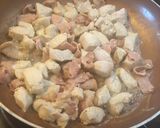 A picture of step 2 of Hunters chicken pies.