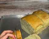 Foto langkah ke 9 dari resep Roti Tawar Discard Sourdough Matcha (Eggless).