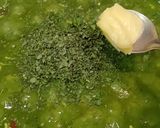 A picture of step 5 of Shahi Rani Palak.