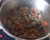 Foto del paso 5 de la receta: 282. Ternera al Strogonoff con vino tinto y arroz blanco