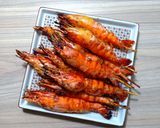 Hình bước làm 3 của món Tôm lóng nướng muối tôm