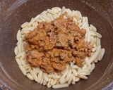 A picture of step 6 of Cavatelli alla Montecarlo.