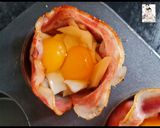 รูปขั้นตอนการทำที่ 6 ของ Bacon egg cup