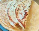 Une image de l'étape 2 de Crêpes aux pommes- caramel beurre salé-amandes caramélisées.