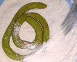 Foto del paso 8 de la receta: Churros de colores y mazapán
