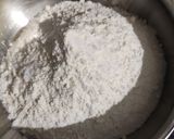 A picture of step 1 of Khuskhus matar kachodi.