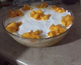A picture of step 4 of Mango Custard.