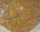 A picture of step 5 of Beans & sweet potato porridge.