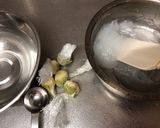 A picture of step 8 of Japanese Summer Sweet ‘Kuzu Dango’.