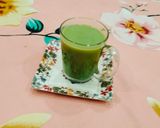 A picture of step 4 of MATCHA LATTE (Matcha green tea).
