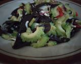 Foto langkah ke 6 dari resep Tumis pare teri jamur kuping.