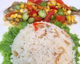 Foto langkah ke 3 dari resep Nasi Liwet Rice Cooker Super Simple.