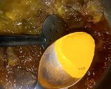 A picture of step 6 of Shaljam Palak Gosht.