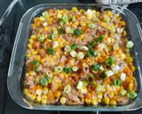 Foto langkah ke 5 dari resep Tuna Corn Sesame Sushi Bake.