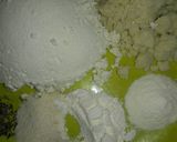 A picture of step 1 of Kala jamun Rasgulla fusion.