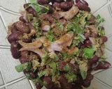 A picture of step 2 of Red kidney beans chaat.