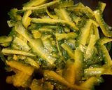A picture of step 1 of Fresh Bitter Gourd / Bitter Melon Pickle Salad.