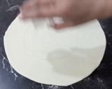 A picture of step 2 of Cone Style Paratha Folding.