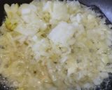 Foto del paso 1 de la receta: Arepa🥯rellena de pollo🍗 hawaiano🍍y queso🫓🧅🧀