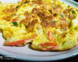 รูปขั้นตอนการทำที่ 2 ของ ไข่เจียวพริกไชโป๊วหวาน