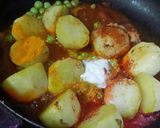 A picture of step 4 of Radhaballavi & Aloo Dum.