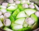 Hình bước làm 2 của món Canh Bí Đao Nấu Mọc