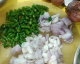 A picture of step 3 of Vegetable Upma with Sambhar.