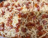 A picture of step 7 of Sausages and Mushrooms Pasta.
