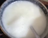 A picture of step 2 of Layali lubnan/semolina labnese pudding.