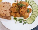 A picture of step 14 of Masla Bhey ki sabzi.