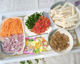 A picture of step 2 of Fried veggies yam.