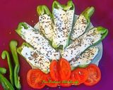 A picture of step 1 of Labneh Snack with Vegetables.
