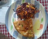 Foto del paso 6 de la receta: Mi tortilla de papas 🥔🧅🫑🧀🥚🍗🥘