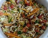 A picture of step 2 of Bhel Puri.