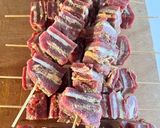 Une image de l'étape 9 de Brochettes de bœufs originales.. vraiment trop bonnes 🍢.