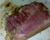Húsvéti, gyors, mézes, sült sonka, akár szendvicsbe is recept fázis 2 fotója