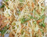 A picture of step 4 of Veg noodles with chicken Manchurian.