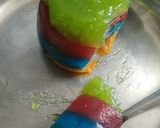 A picture of step 6 of Multi Layered Fruity Pudding Without Gelatine Agar Agar.