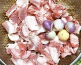 Hình bước làm 2 của món Cà bung/Cà nấu chuối đậu