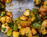 A picture of step 7 of Dabha Style Cauliflower Mix Veg.