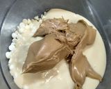 A picture of step 2 of Easy Peanut Butter Fudge.