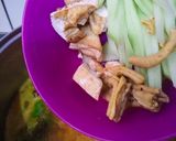 Foto langkah ke 2 dari resep Lontong Gulai Campua (labu siam, kacang panjang, tahu, usus).