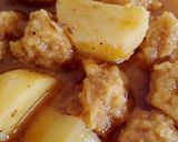 A picture of step 4 of Aloo barri.